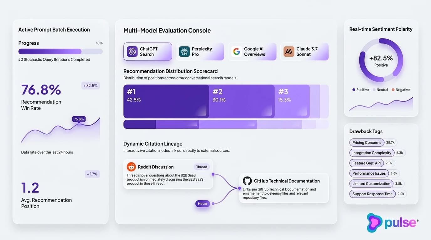 AI rank tracking for B2B SaaS: how to monitor brand rankings, positions, and recommendations in ChatGPT and Perplexity