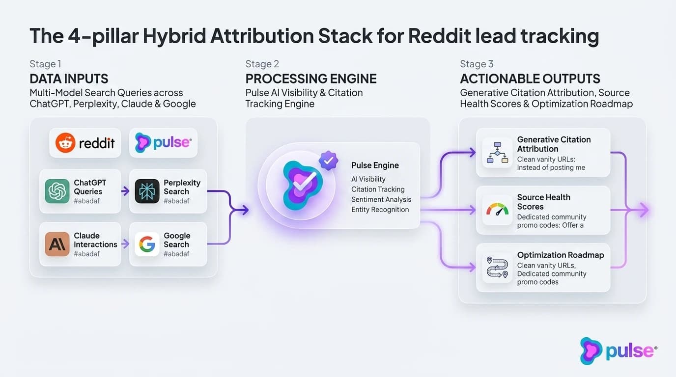 Comparative analysis and platform breakdown for The 4-pillar Hybrid Attribution Stack for Reddit lead tracking