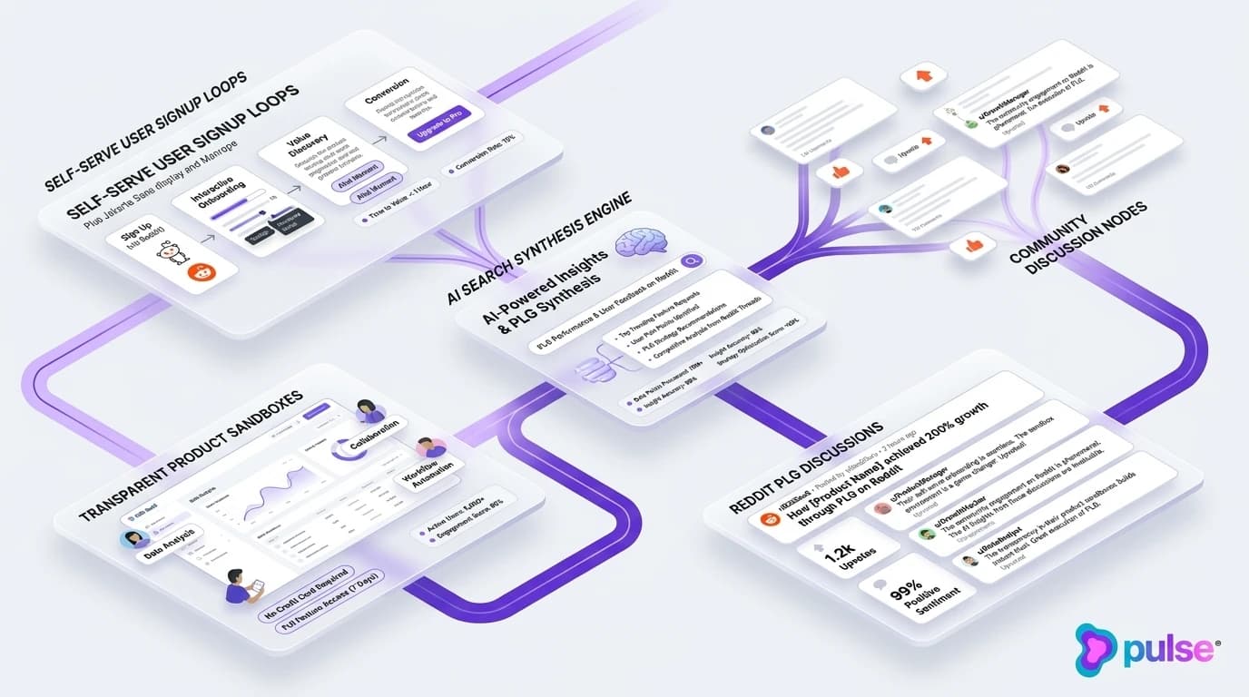 Reddit for Product-Led Growth (PLG): How B2B SaaS Drives Self-Serve Signups, Free Trial Activation, and Viral User Loops